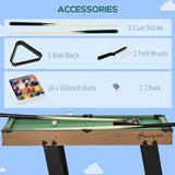 38'' Mini Pool Table Set Tabletop Billiards Game, Fun for Whole Family