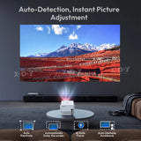 Xgody A6/N6 Projector Netflix Official Voice Control 500-600 Ansi Android 4K