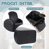 2 Pcs 3 Gallon Small Trash Can with Lid for Kitchen Bathroom Office Bedroom Waste Bin