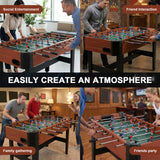 47 In Indoor Foos Ball Table w/ Counterbalanced & Uniformed Men for Home