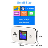 KuWFi 4G Mobile Router 150Mbps Wirelress Wifi Hotspot Protable LTE Router 2400mAh 4G Mini Router Low Power with SIM Card Slot