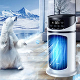 Portable Air Conditioner Desk Fan, Quiet Electric Fan for Home Office