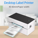 SIHAO 40-80mm Wireless Thermal Label Printer, Bluetooth Portable For Shipping