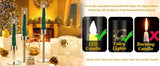 12PCS Gold Candle Sticks Holder in Bulk for Table Centerpiece