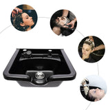 Spacious ABS Backwash Sink - High-Quality Material, Large Basin for Comfortable