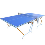 9ft Mid-Size Foldable&Portable Ping Pong Table Set Indoor Games w/ 3 Balls