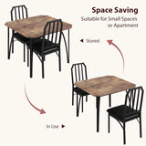 Dining Table Set for 2 Kitchen Table and Upholstered Chairs for 2 3 Piece Dining Room Table Set