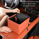 Foldable Multi-Functional Storage Box for Car Interior Car Rear Seat Storage Trash Can