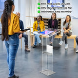 Acrylic Podium Stand,Clear Podium Stand,Acrylic Lectern Stand