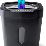 12-Sheet Crosscut Paper and Credit Card Shredder with Anti-Jam, 5.2-Gallon