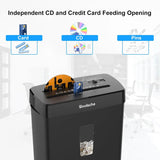 Paper Shredder for Home, 10-Sheet Cross Cut with 13L Basket, P-4 Security Level