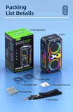 ZEALOT-PT21 200W Portable Wireless Bluetooth Speaker with Subwoofer