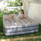 2 Persons Inflatable Mattress Camping Folding Home Indoor Outdoor