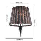 Wireless Bottle Table Lamp 3-color and Stepless Dimming Night Lamp 2000mAh Desk Lamps