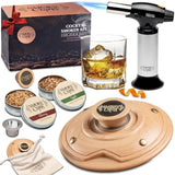 Cocktail Smoker Kit with Torch - Whiskey Smoker Kit comes with Saturn-Shaped Smoke