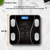 Body Fat Scale Smart Wireless Digital Bathroom Weight Scale Body Composition Analyzer With Smartphone