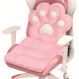 L-Shape Cat Paw Cushion, Soft Chair Pillow Kawaii Chair Cushions