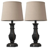 Dimmable Table Lamps Set of 2, Rustic Farmhouse Table Lamps for Living Room