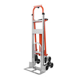 Aluminum Alloy Heavy Duty Hand Truck Dolly Cart with Wheels Folding Stair Climbing Cart