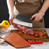 SHANGDAO Meat Cleaver Knife 7.8", Butcher Knife for Meat Cutting, High Quality steel