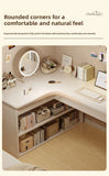 Firm Computer Desk, Bookshelf, Integrated Corner Workbench