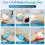 Full Body Massage Mat 3D Body Stretching and Lumbar Traction Back Heating