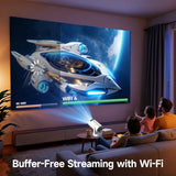 Magcubic Portable Projector HY300Pro+Voice Control 8K Android 14 Projector