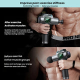 Powerful Massage Gun with 99 Speed Adjustable Levels 8 Attachments