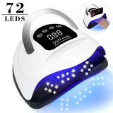 UV LED Nail Lamp  Nail Dryer For Gel Nails With Removable Base, Touch Screen 4 Timers   Nail Lamp