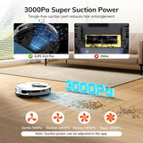 Self Emptying Robot Vacuum and Mop Combo w/ WiFi Alexa App Control