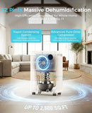 32 Pint Dehumidifier With Drain Hose For Basement Home Large Room