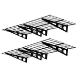 2 Pack 2x6Ft Garage Shelving Wall Mounted,  24"x72" Wall Shelf Garage Storage Rack Floating Shelves