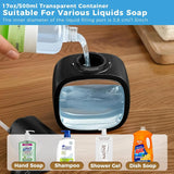 Automatic Liquid Soap Dispenser 17oz Touchless Rechargeable with 4-Level Adjustable & Level