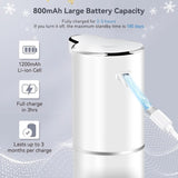 Touchless Foaming Soap Dispenser, 10oz/300ml Automatic with Adjustable Volume Control, Rechargeable
