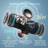 W-KING BT226 Portable Bluetooth Speaker Loud, 36W Extra Bass, Waterproof