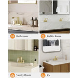 Bathroom Faucets Waterfall Bathroom Sink Faucet Stainless Steel with Pop up Sink Drain Stopper Supply Hos
