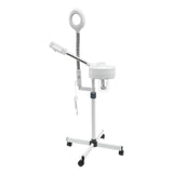 White Professional Facial Steamer,800W 110V 2-in-1 Facial Steamer Beauty Tool, Single