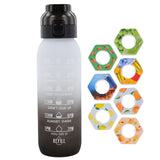 1000ML Fragrance Smelling Water Bottle Portable Air WaterUp Bottle Scent Straw