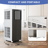 Portable Air Conditioners 8000 BTU, Remote Control AC Unit with 24H Time