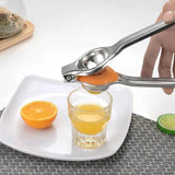 Stainless Steel Manual Juicer – Lemon & Orange Squeezer, Heavy-Duty Kitchen Tool