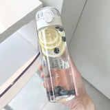 1pc-Summer Sports Water Cup, Large Capacity Portable Plastic Cup, High Temperature