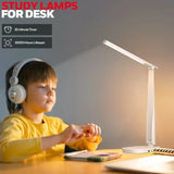 LED Desk Lamp for Home Office, Eye-Caring Dimmable Reading Light