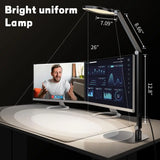 Ergonomic Eye-Caring Desk Light, 3-Color 10-Brightness Adjustable