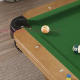 Pool Table Household 233.33cm Billiards Solid Wood Carving Antique Ball Table American Table Tennis Bar