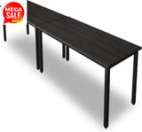 Conference Tables 8ft Office Computer Desk for Meeting Room Study Writing Printer Podcast Table for 4-8 People