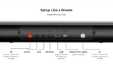 ULTIMEA 410W 7.1ch Soundbar with Wireless Subwoofer & 2 Surround Speakers