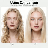 6-in-1 hot air comb for quick drying, straightening, curling, and voluminous styling - portable travel