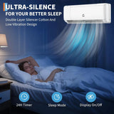 9000 BTU Mini Split Air Conditioner & Heater for 450 Sq.Ft, WiFi, Remote,Quiet