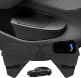 For Tesla Model Y Juniper 2025 2026 2PCS Front Door Trash Can Push-Open Lid Car Door Storage Box