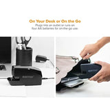 Office Portable Electric Stapler 20 Sheets and Personal Electric Pencil Sharpener Powerful